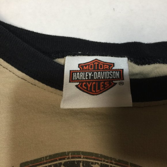 Harley-Davidson Motor Cycles Baton Rouge, Louisiana Small Genuine Oil 3/4 Sleeve - Picture 3 of 6